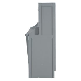 Full Size Wall Bed with Hydraulic Lift & Desk Design