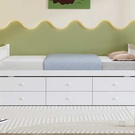 Full Size Daybed with Twin size Trundle and Drawers