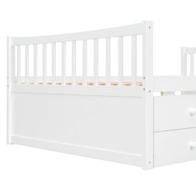 Full Size Daybed with Twin size Trundle and Drawers