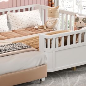 Full Size Wood Platform Bed For Kids