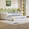 Full Size Daybed with Twin size Trundle and Drawers