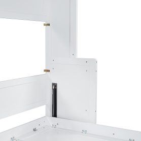 Full Size Murphy Bed with Hydraulic Lift & Desk Design