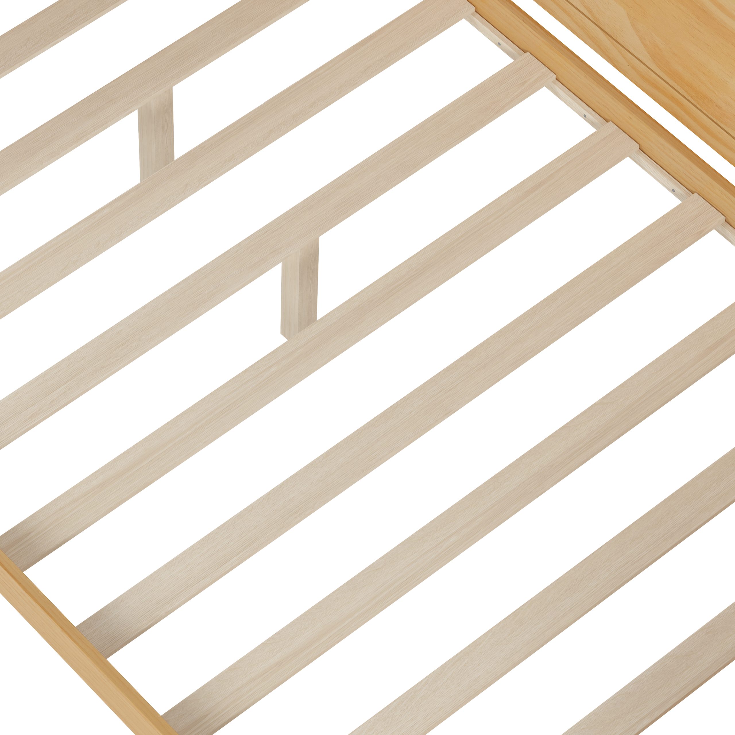 Wooden Full Size Daybed With Storage Shelves, Trundle Bed And Study Desk 10 Wooden Full Size Daybed With Storage Shelves, Trundle Bed And Study Desk