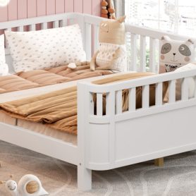 Full Size Wood Platform Bed For Kids