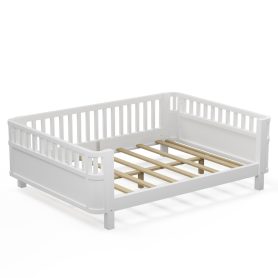 Full Size Wood Platform Bed For Kids