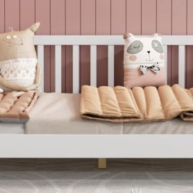 Full Size Wood Platform Bed For Kids