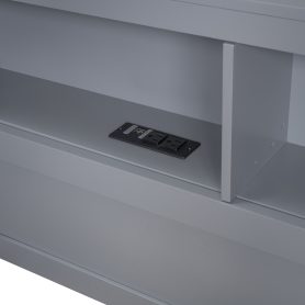 Wooden Twin Size Daybed With 2 Drawers, Storage Shelf And USB Charging Port 29 Wooden Twin Size Daybed With 2 Drawers, Storage Shelf And USB Charging Port