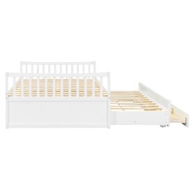 Full Size Daybed with Twin size Trundle and Drawers