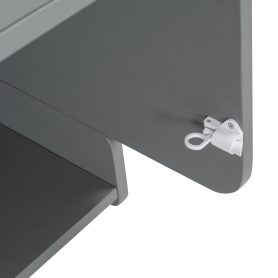 Twin Size Murphy Bed Wall Bed with Wardrobe, Cabinet and Desk