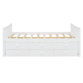 Full Size Daybed with Twin size Trundle and Drawers