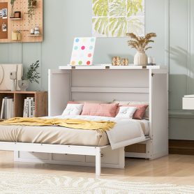 Full Size Murphy Bed with Large Drawers