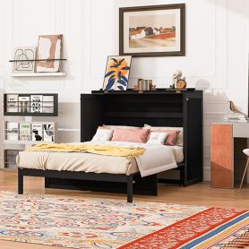 Full Size Murphy Bed With Large Drawers