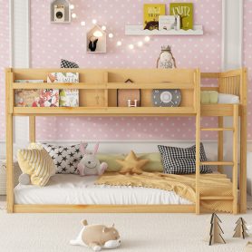 Solid Wood Twin Bunk Bed for Kids & Juniors