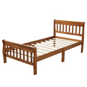 Wood Twin Platform Bed Frame