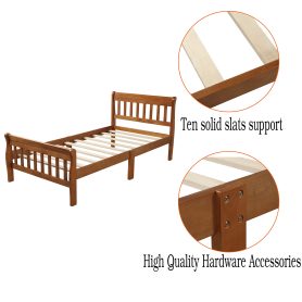 Wood Twin Platform Bed Frame