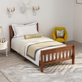 Wood Twin Platform Bed Frame