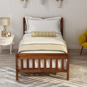 Wood Twin Platform Bed Frame