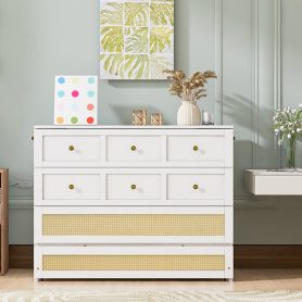 Full Size Murphy Bed with Large Drawers