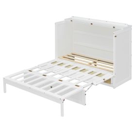 Full Size Murphy Bed with Large Drawers