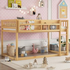 Solid Wood Twin Bunk Bed for Kids & Juniors