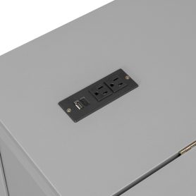 Queen Size Murphy Bed with Large Drawers and USB