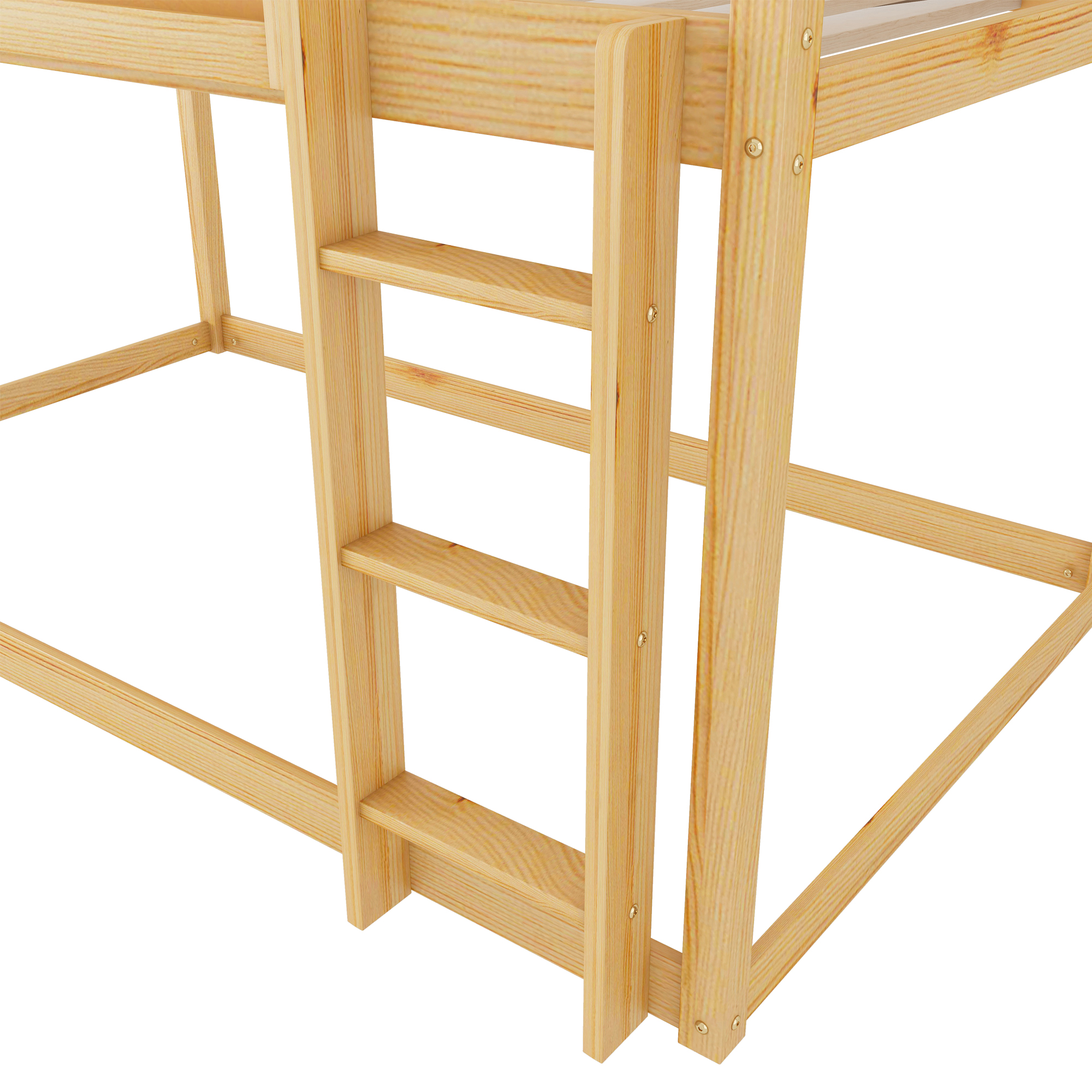 Solid Wood Twin Bunk Bed for Kids & Juniors