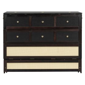 Full Size Murphy Bed With Large Drawers