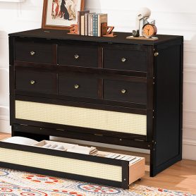 Full Size Murphy Bed With Large Drawers