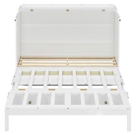 Full Size Murphy Bed with Large Drawers