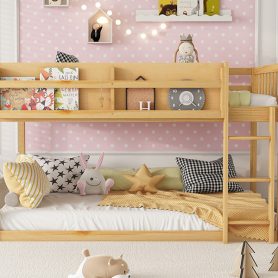 Solid Wood Twin Bunk Bed for Kids & Juniors