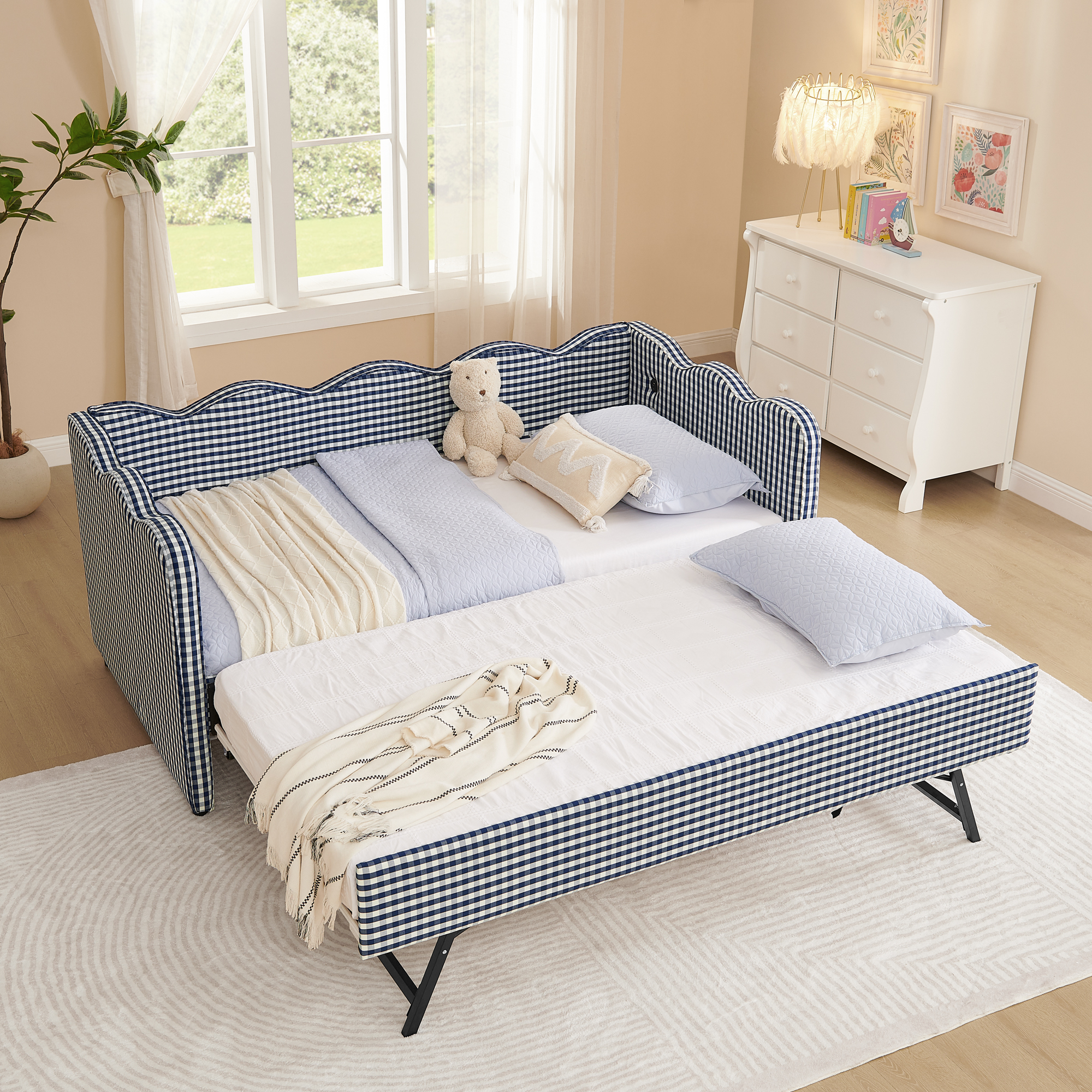 Assembly Instruction For W1413S00101 3 Cozy Gingham Daybed with Trundle