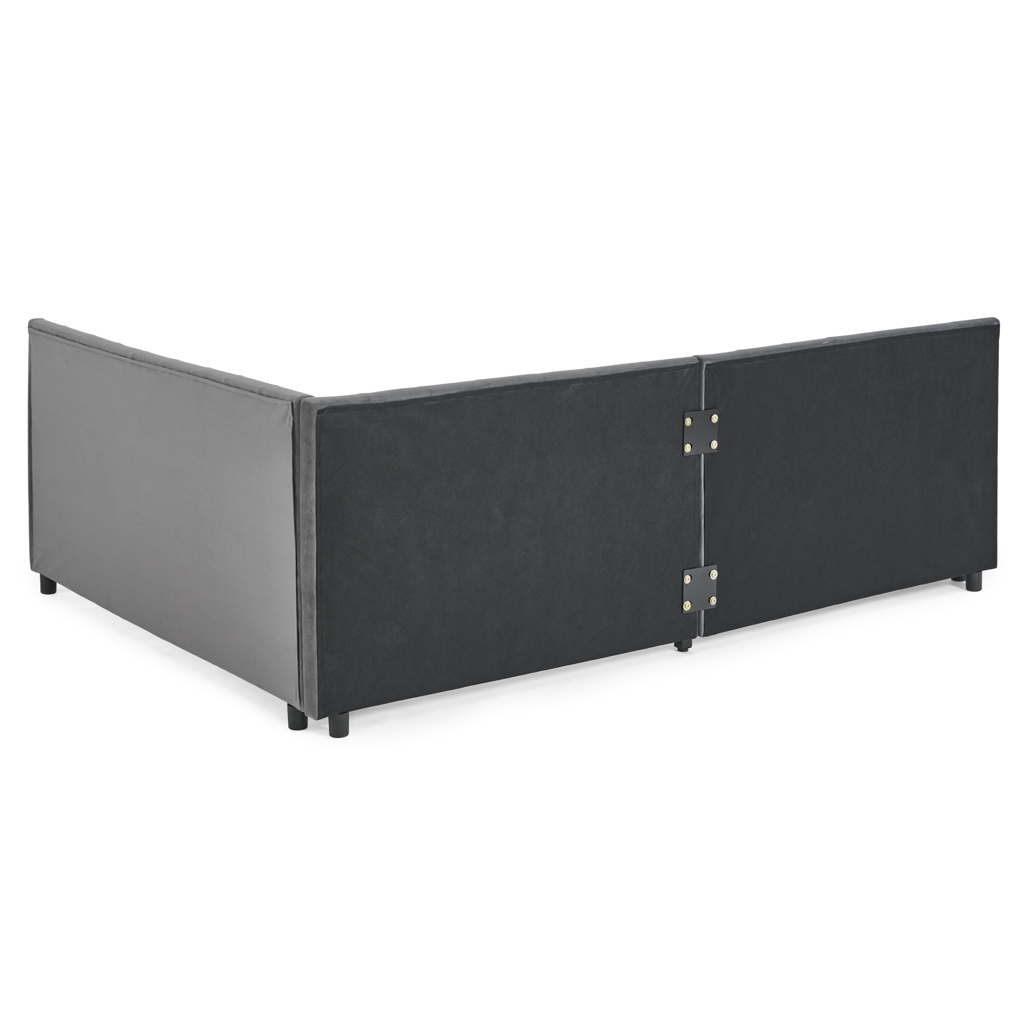 Full Size Upholstered Tufted Bed Frame with Two Drawers 20 Full Size Upholstered Tufted Bed Frame with Two Drawers