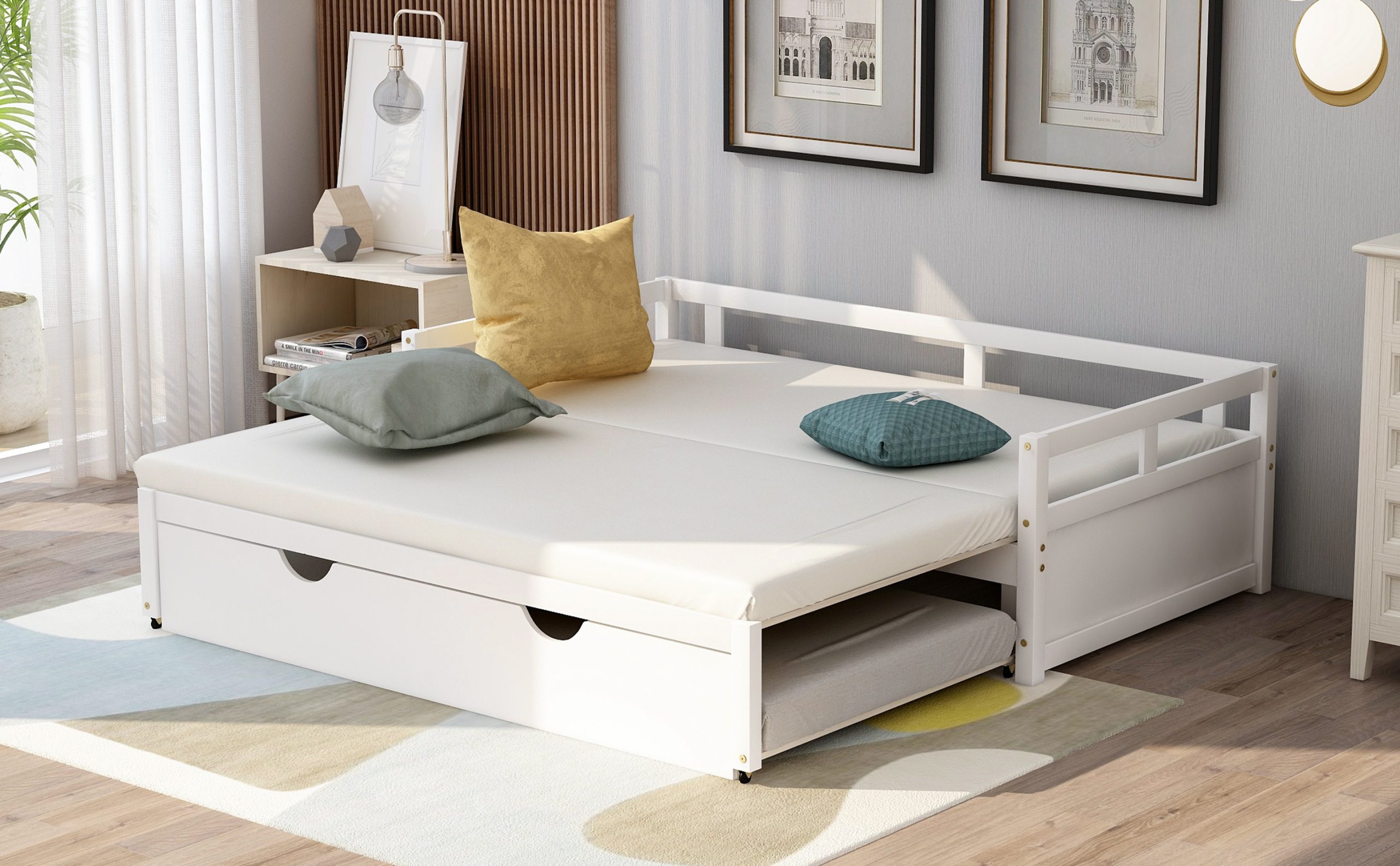 Assembly Instruction For N708P336535K 7 Wooden Twin Size Daybed with Trundle Bed