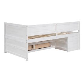 Twin Size Daybed With Drawers And Shelves