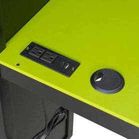 L-Shaped Wooden Twin Size Gaming Bed Frame with RGB LED Lights, Dual twin Beds, USB Ports, TV Stand & Storage Shelves