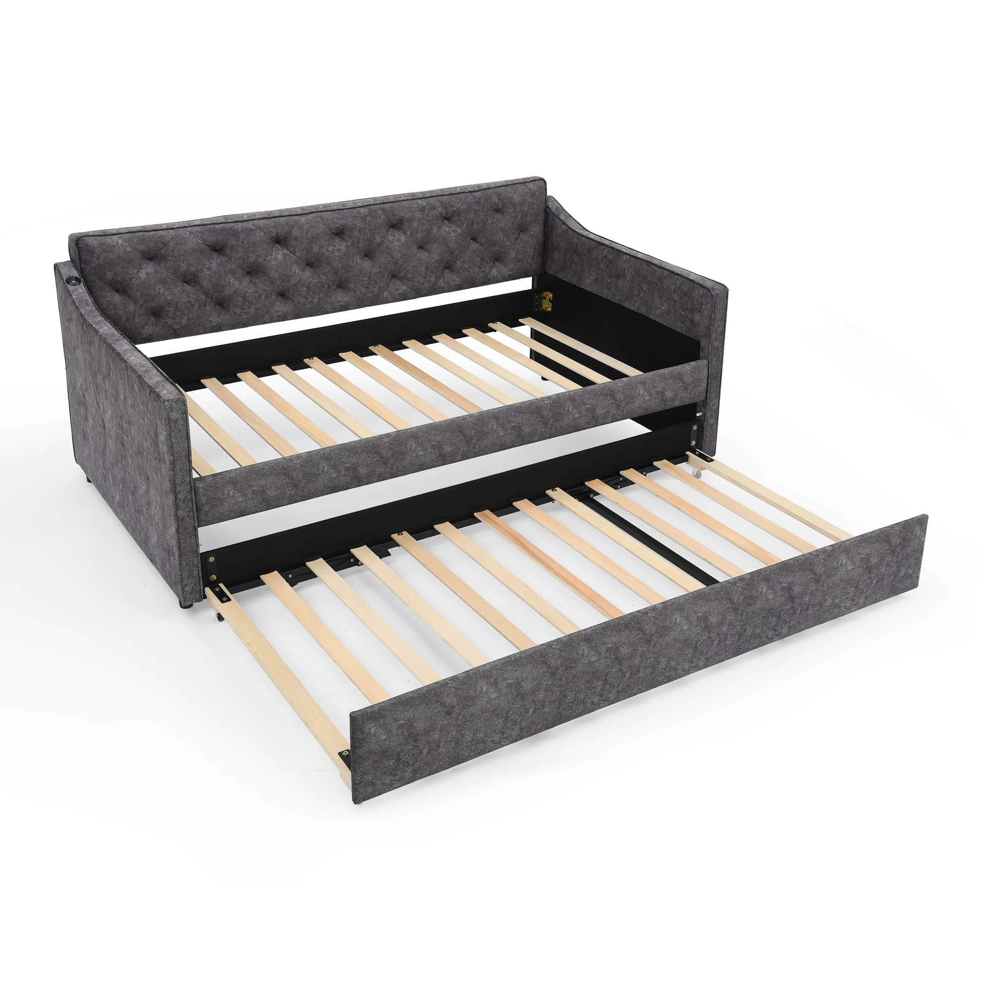 Twin Size Upholstery Daybed With Trundle 8 Twin Size Upholstery Daybed With Trundle