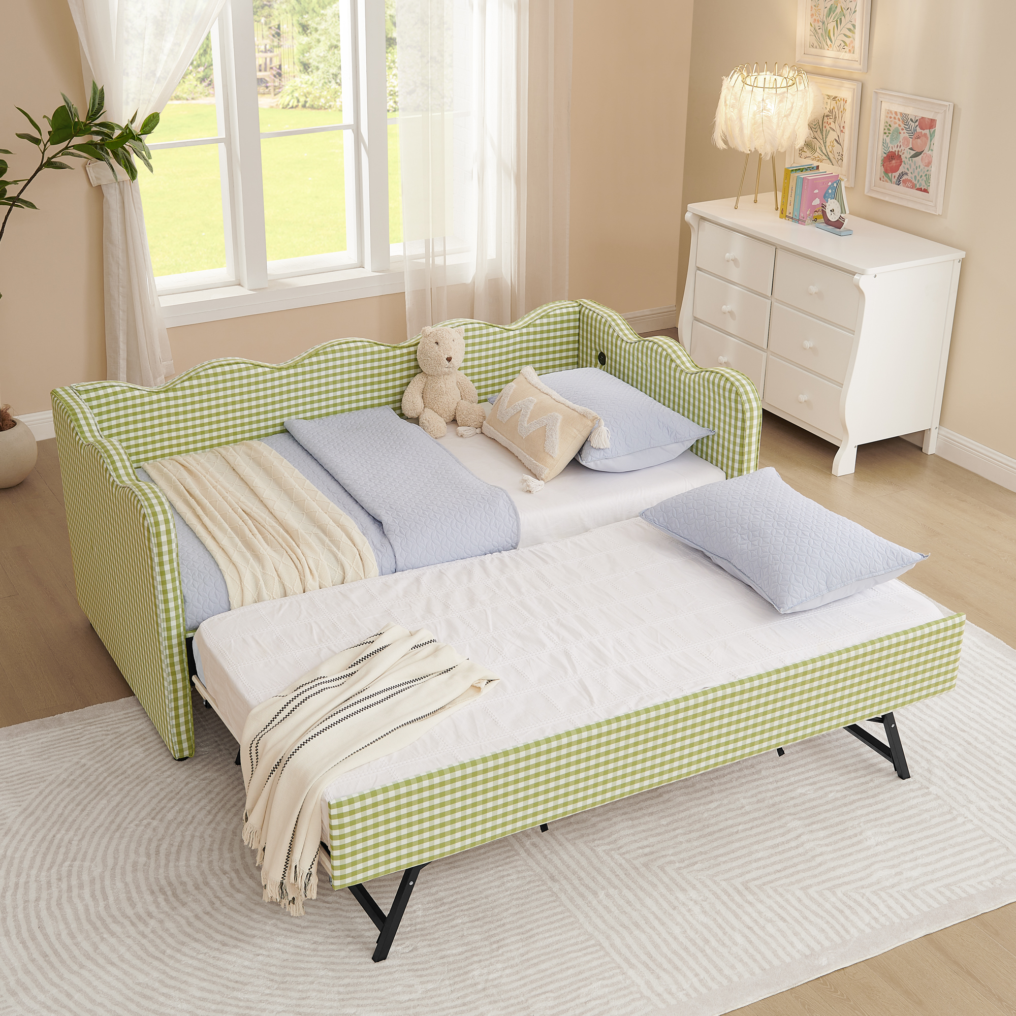 Assembly Instruction For W1413S00100 7 Cozy Gingham Daybed with Trundle