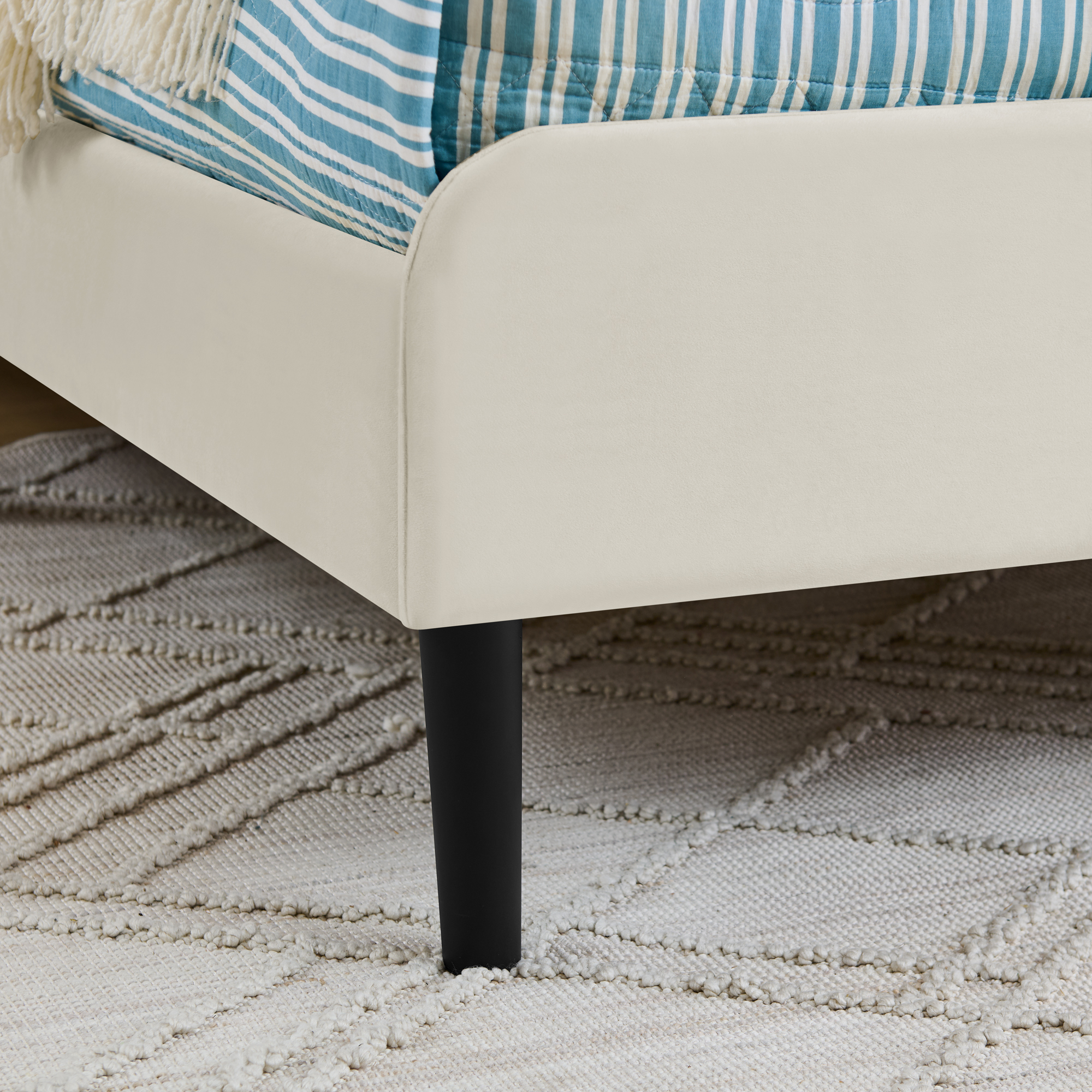 Full Size Upholstered Platform Bed Frame with 2 Storage Drawers 8 Full Size Upholstered Platform Bed Frame with 2 Storage Drawers