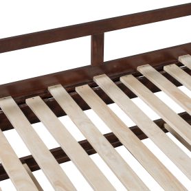 Wooden Twin Size Daybed with Trundle Bed