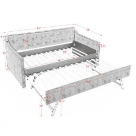 Twin Size Upholstery Daybed With Trundle 32 Twin Size Upholstery Daybed With Trundle