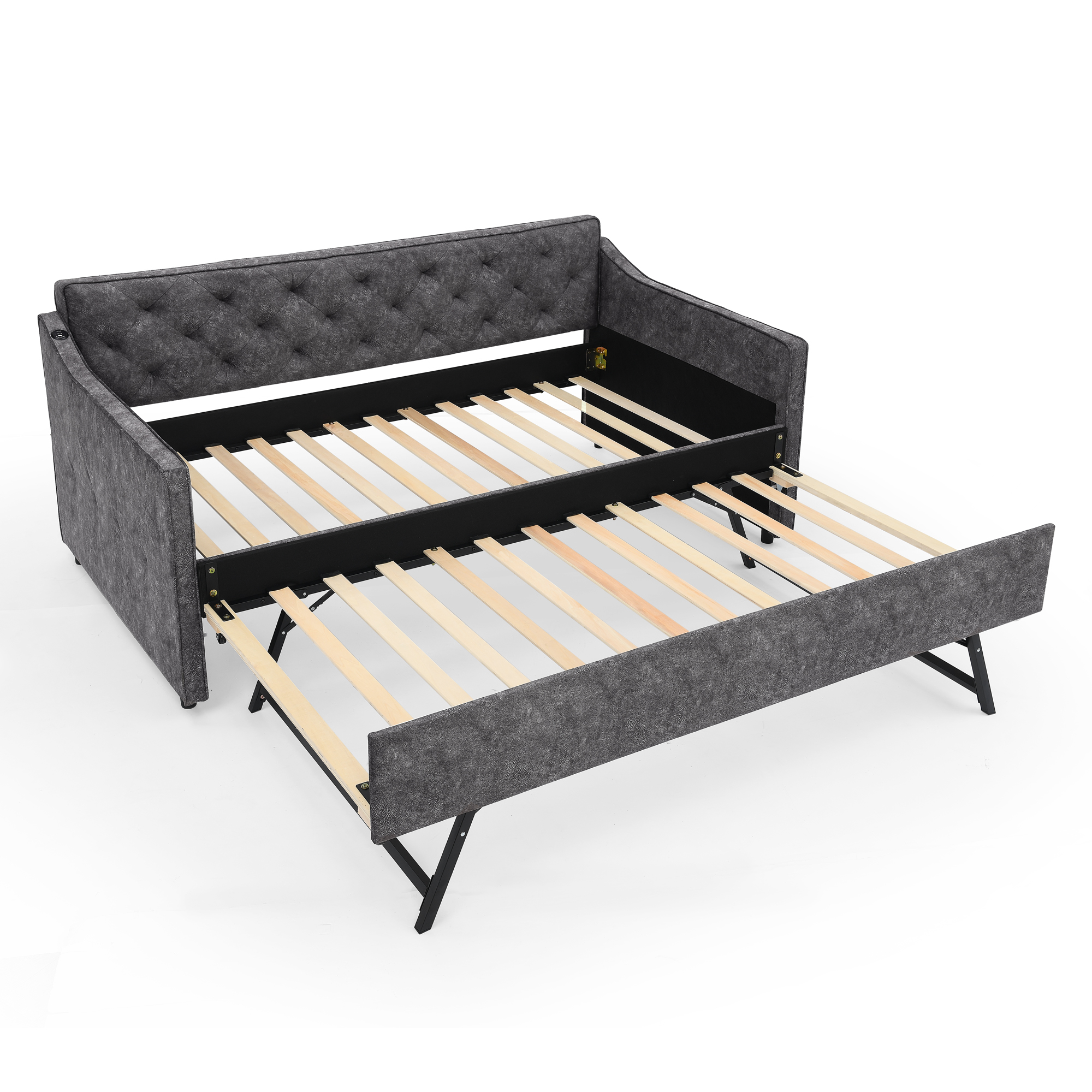 Twin Size Upholstery Daybed With Trundle 10 Twin Size Upholstery Daybed With Trundle