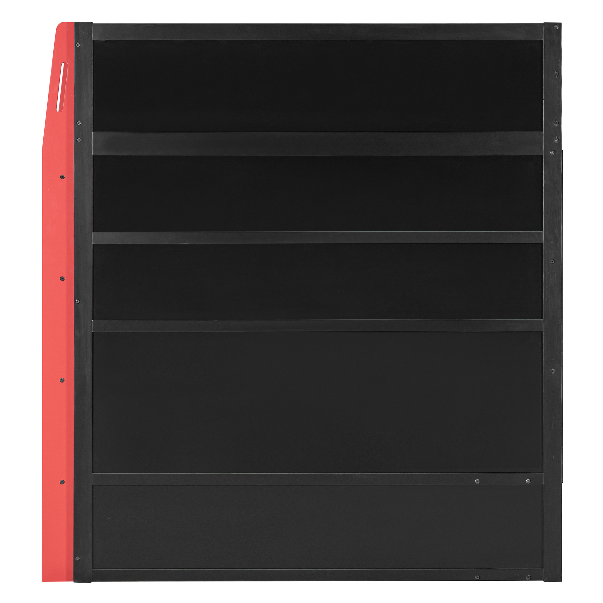 Full Size Wood Loft Bed with Desk, Multi-storage Shelves and RGB Light 17 Full Size Wood Loft Bed with Desk, Multi-storage Shelves and RGB Light