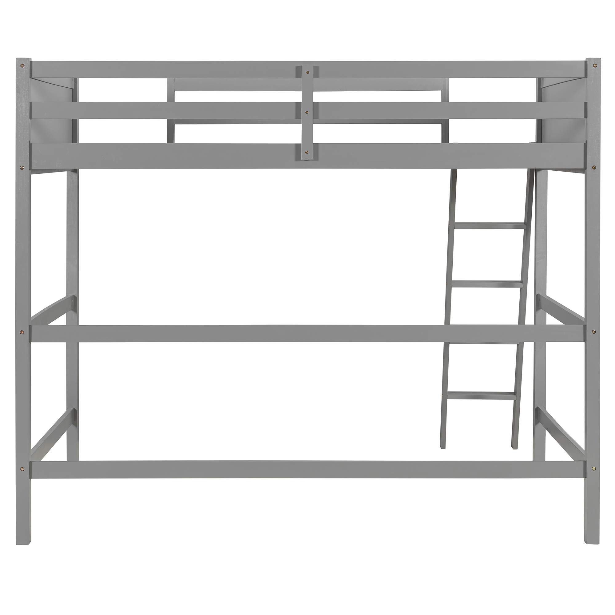 Solid Wood Twin Loft Bed with Ladder 13 Solid Wood Twin Loft Bed with Ladder