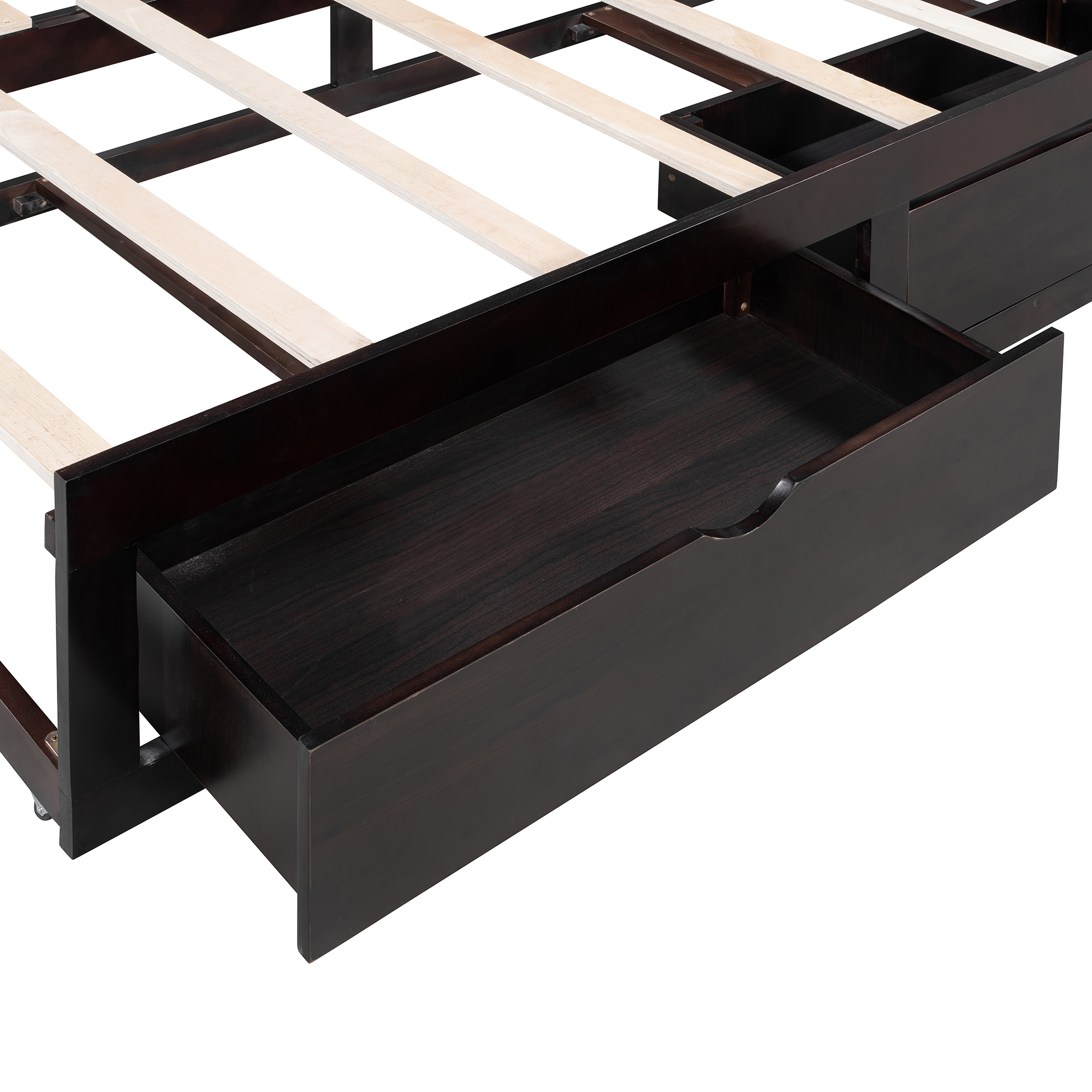 Wooden Daybed with Trundle Bed and Drawers 17 Wooden Daybed with Trundle Bed and Drawers