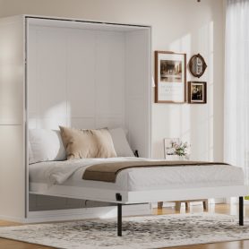 Rotating Queen Murphy Bed with Hidden Storage Racks 47 Rotating Queen Murphy Bed with Hidden Storage Racks