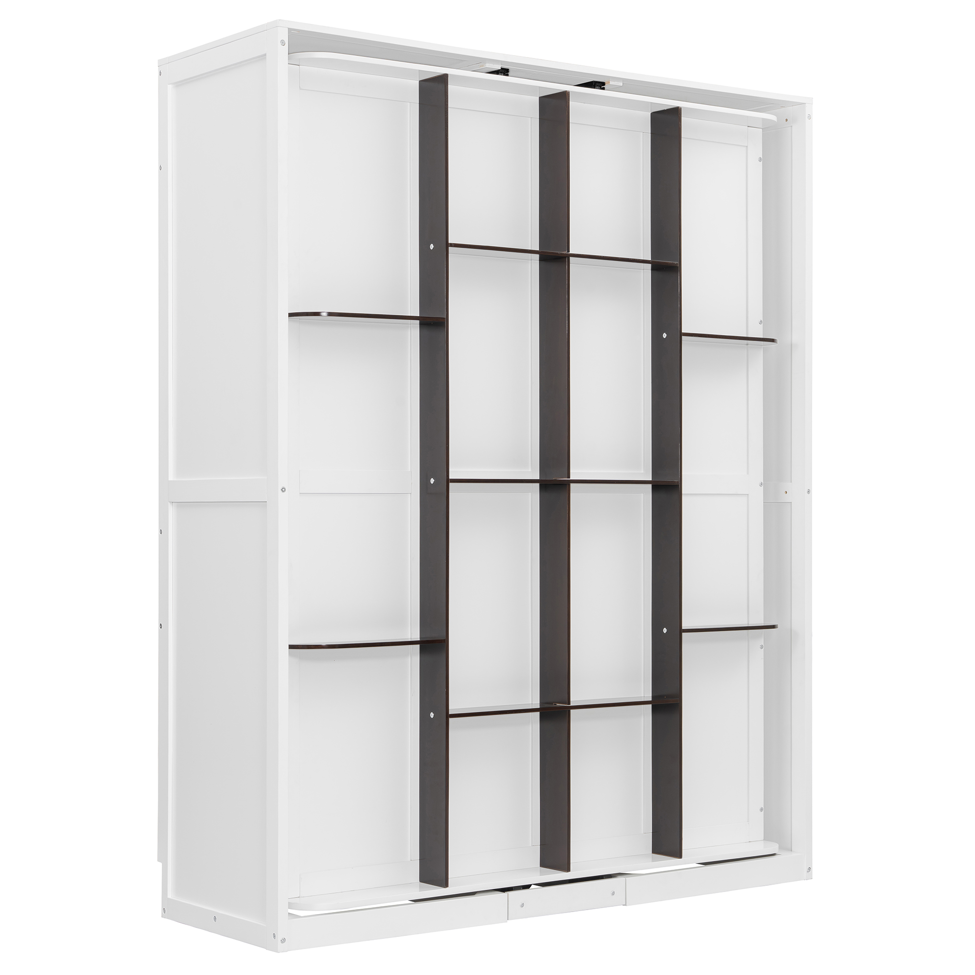 Rotating Queen Murphy Bed with Hidden Storage Racks 33 Rotating Queen Murphy Bed with Hidden Storage Racks