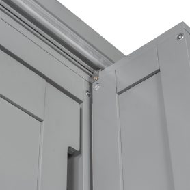 Queen Murphy Bed with Dual Sliding Storage Cabinets