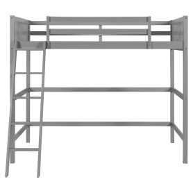 Solid Wood Twin Loft Bed with Ladder 26 Solid Wood Twin Loft Bed with Ladder