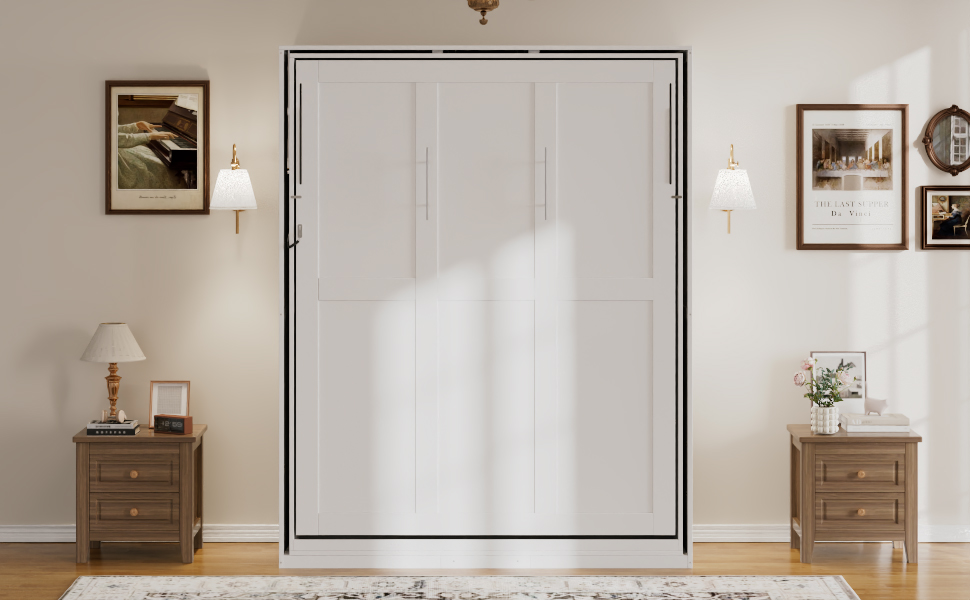 Rotating Queen Murphy Bed with Hidden Storage Racks 11 Rotating Queen Murphy Bed with Hidden Storage Racks