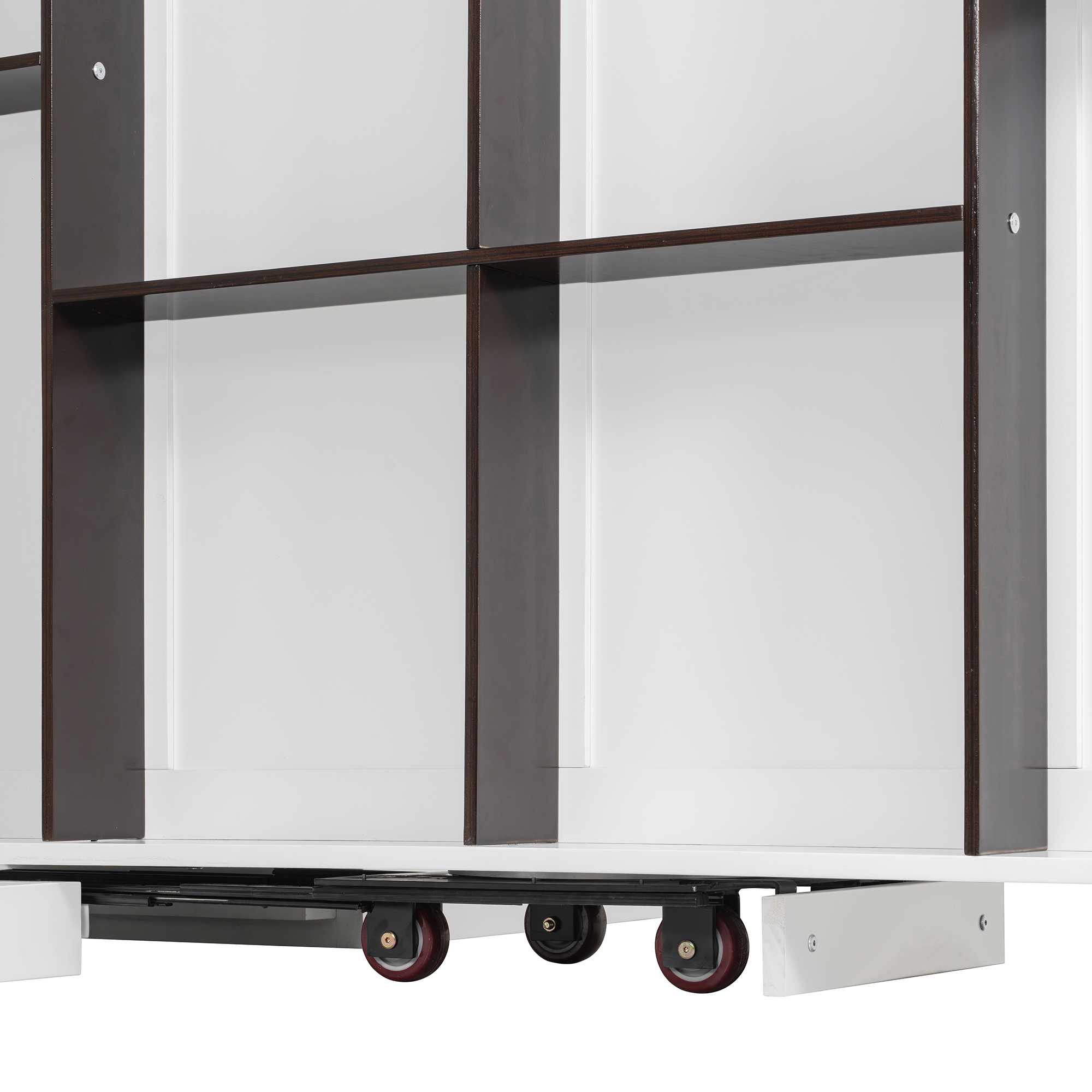 Rotating Queen Murphy Bed with Hidden Storage Racks 39 Rotating Queen Murphy Bed with Hidden Storage Racks